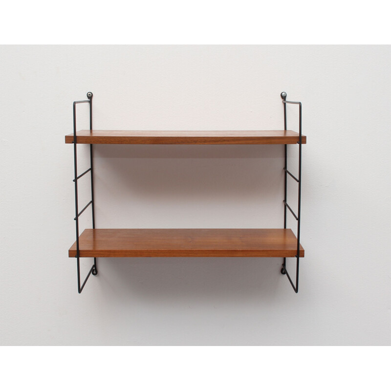 Small vintage walnut wall unit 1960