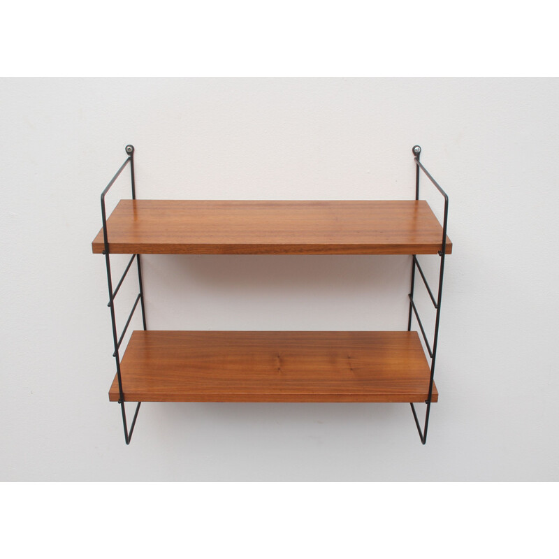 Small vintage walnut wall unit 1960