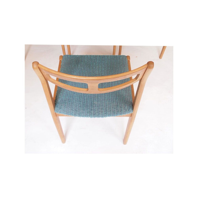 Set of 4 vintage teak chairs, Denmark 1960