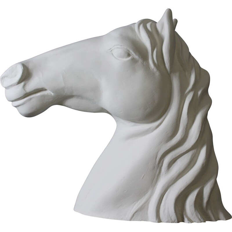 Escultura caballo vintage, Italia 1970