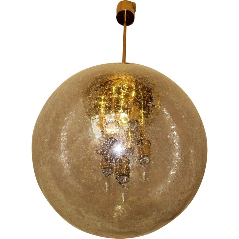 Vintage suspension lamp by Ger Furth 1960s