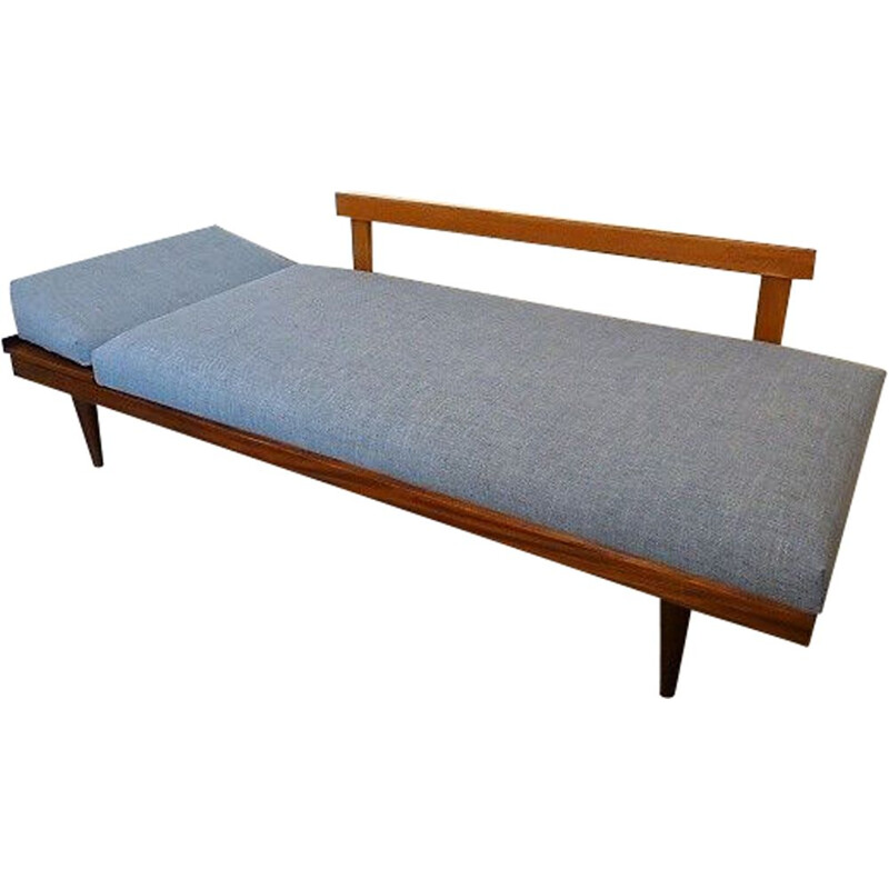 Vintage large teak bench seat  by Ingmar Relling for Swane Ekornes 1960s