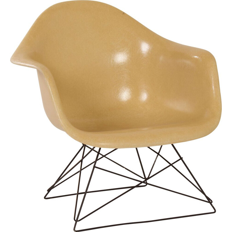 Vintage LAR armchair in fiberglass by Charles and Ray Eames 1970s