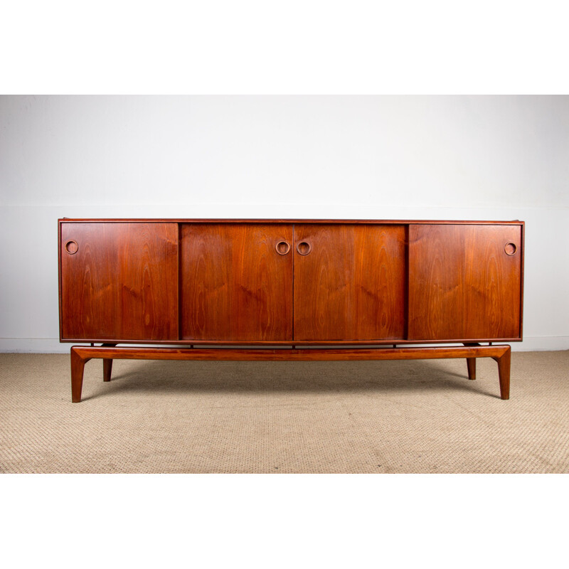 Vintage teak sideboard by Arne Hovmand-Olsen Denmark 1960s