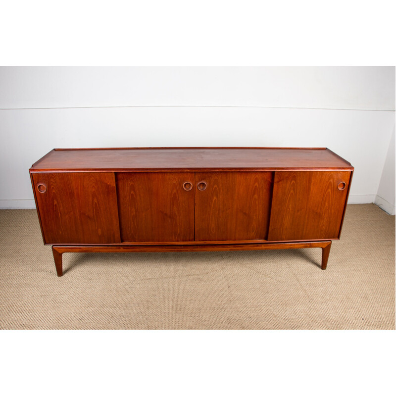 Vintage teak sideboard by Arne Hovmand-Olsen Denmark 1960s