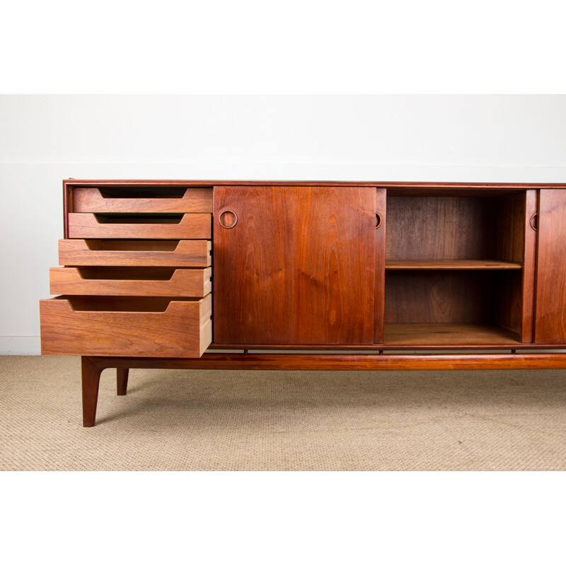 Vintage teak sideboard by Arne Hovmand-Olsen Denmark 1960s