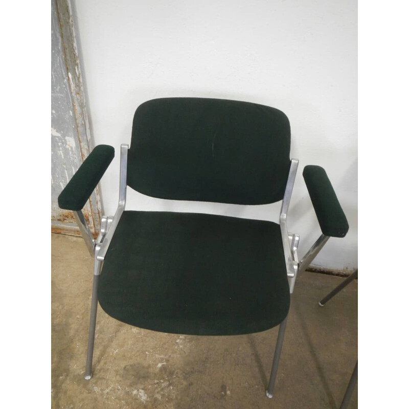 Set of 4 vintage office chairs