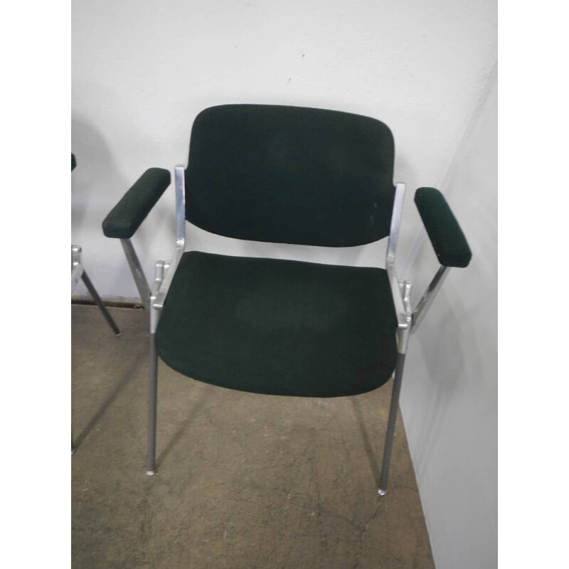 Set of 4 vintage office chairs