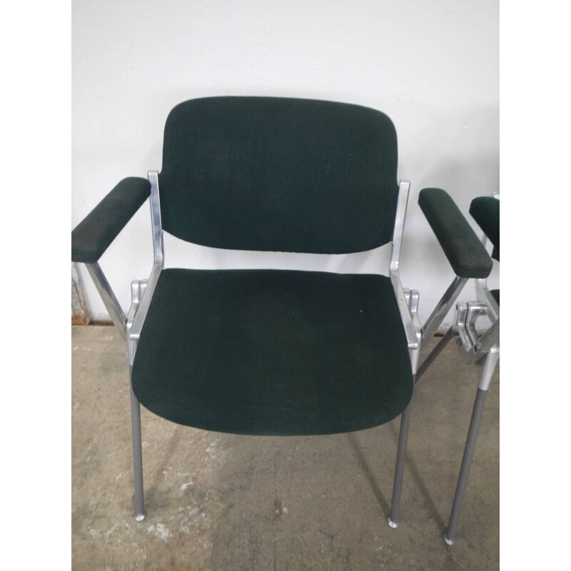 Set of 4 vintage office chairs