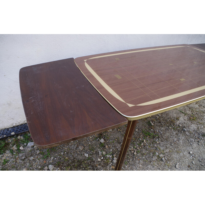 vintage coffee table with adjustable extension Rockabilly  1960s
