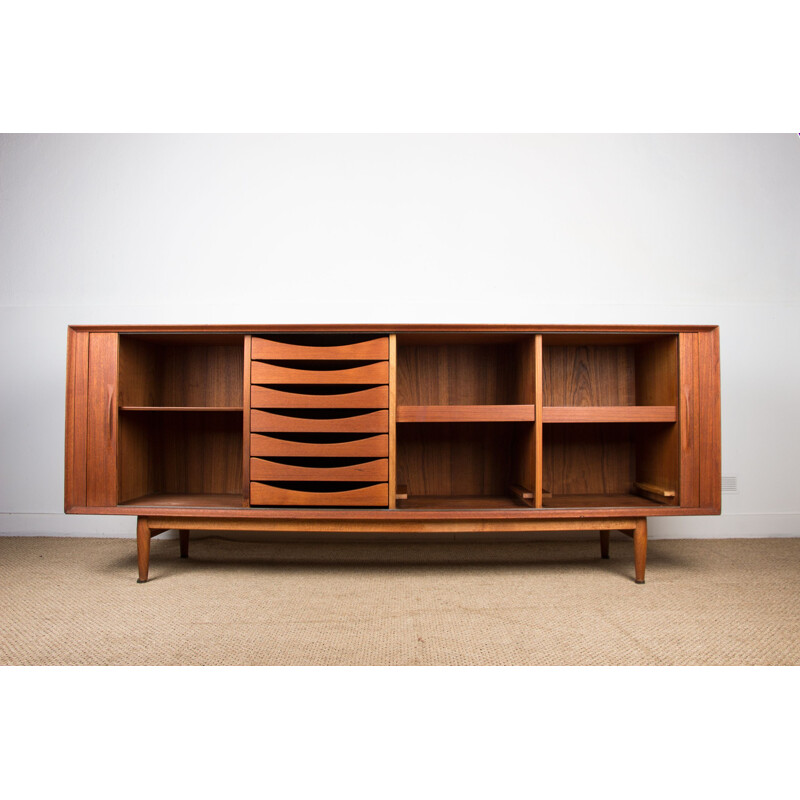 Vintage teak sideboard by Arne Vodder Denmark 1960s