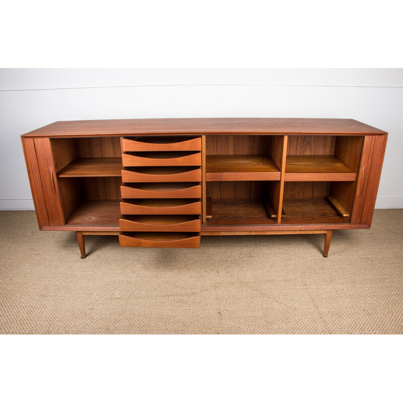 Vintage teak sideboard by Arne Vodder Denmark 1960s