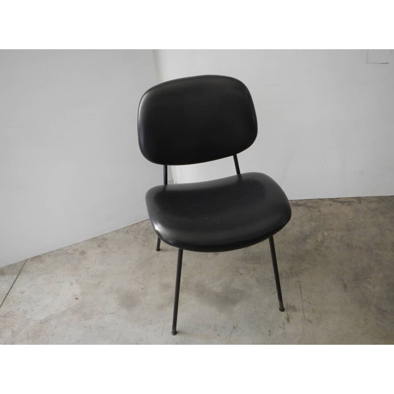 Vintage leatherette office chair by Olivetti