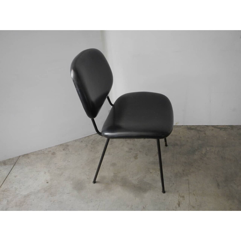 Vintage leatherette office chair by Olivetti
