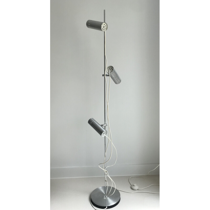 Vintage floor lamp 3 spots France 1970s