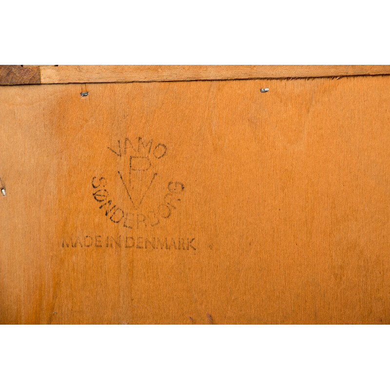 Large vintage teak sideboard by Arne Vodder Denmark 1960s