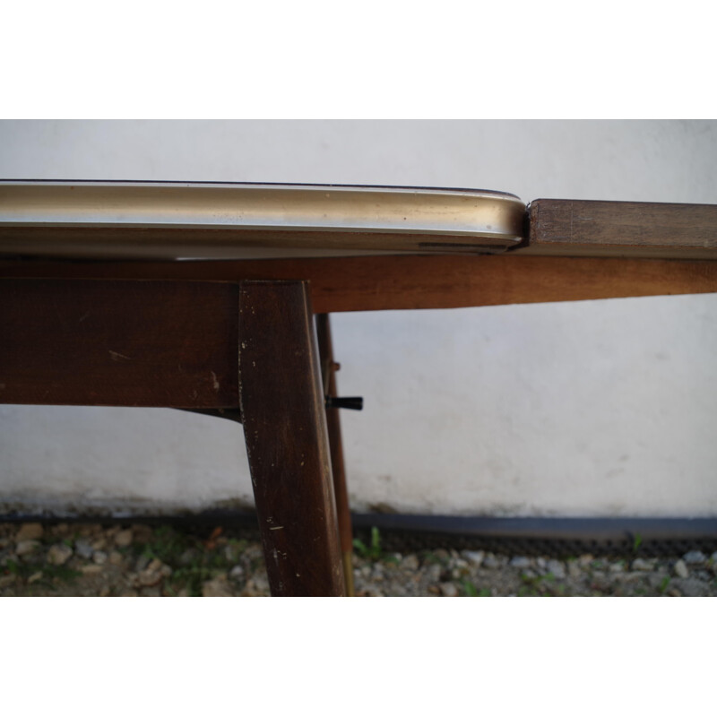 Table basse vintage à rallonge réglable en hauteur Rockabilly 1960