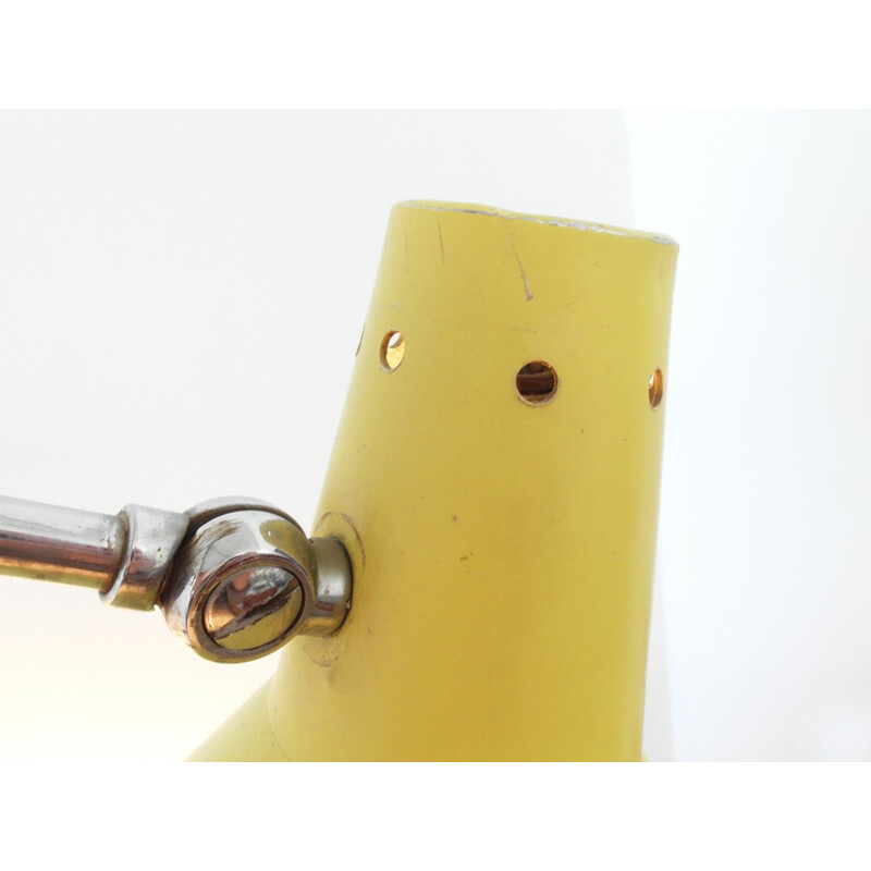 Artimeta Soest yellow wall lamp, Floris FIEDELDJI - 1950s