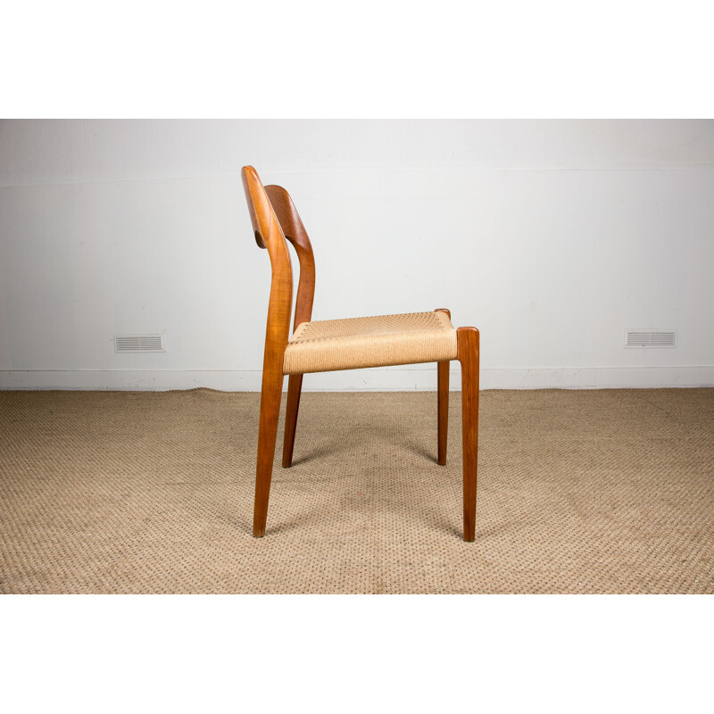 Set of 4 teak chairs Denmark 1971s