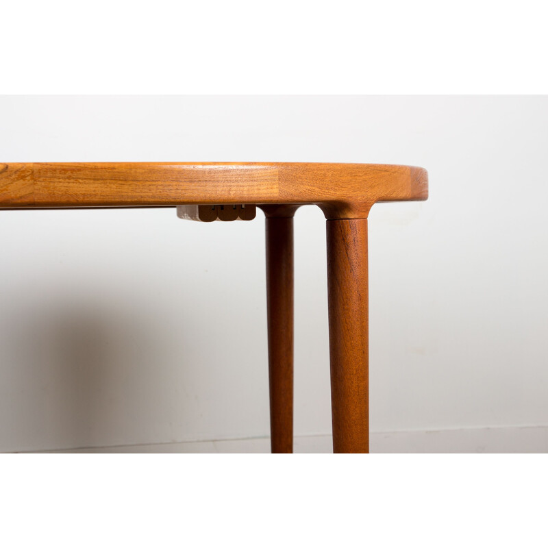 Vintage large teak table scandinavian  1960s