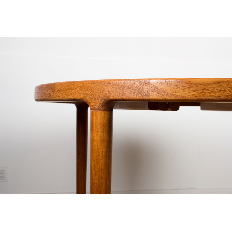 Vintage large teak table scandinavian  1960s