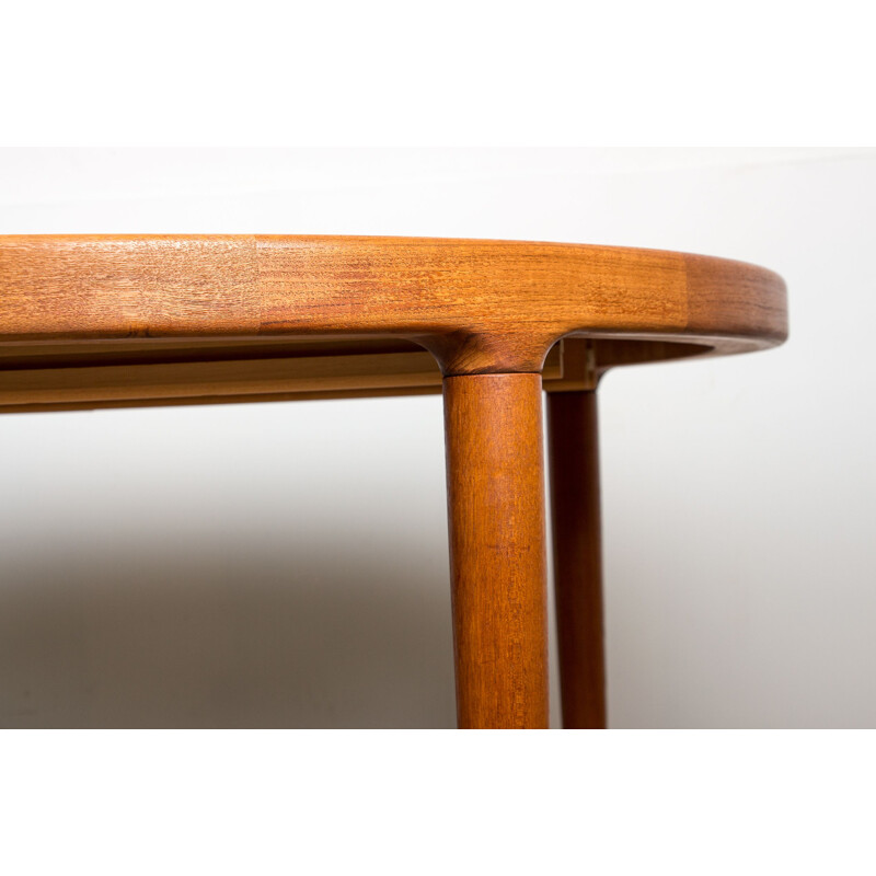 Vintage large teak table scandinavian  1960s