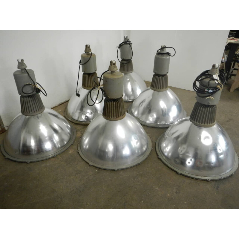  Lampe industrielle vintage par ZETALUX Italie