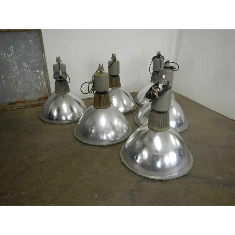  Vintage industrial lamp by ZETALUX Italy