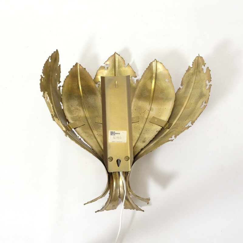 Vintage brass wall lamp 1960s