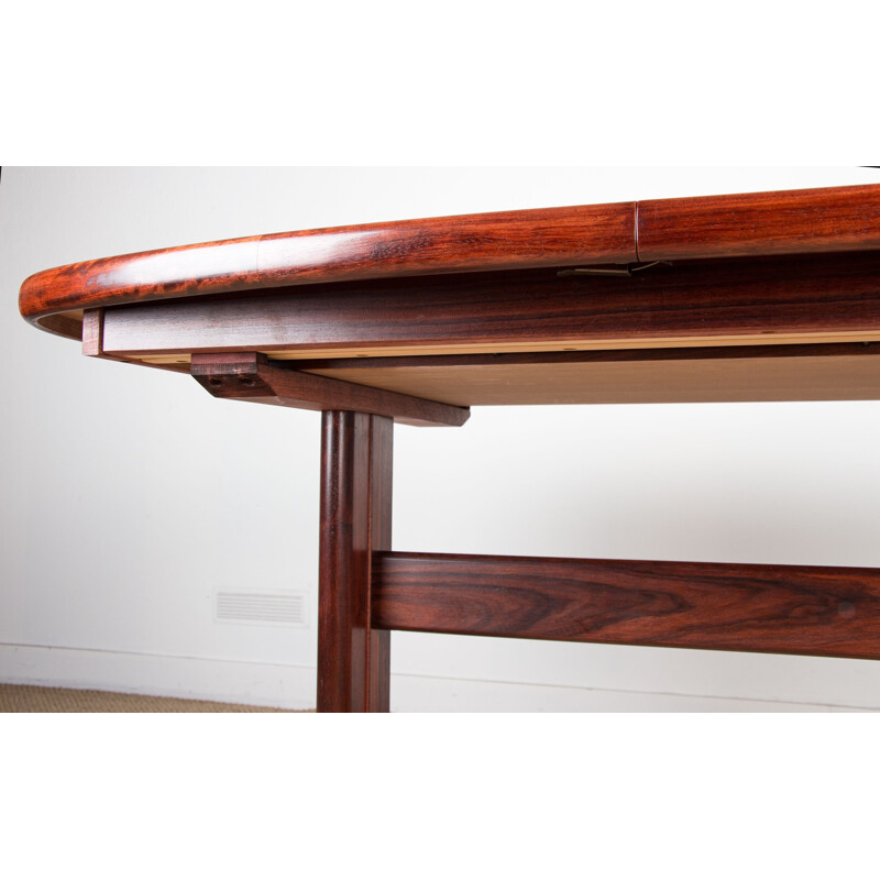 Vintage large  rosewood table by Skovby Mobler Danemrk 1970s