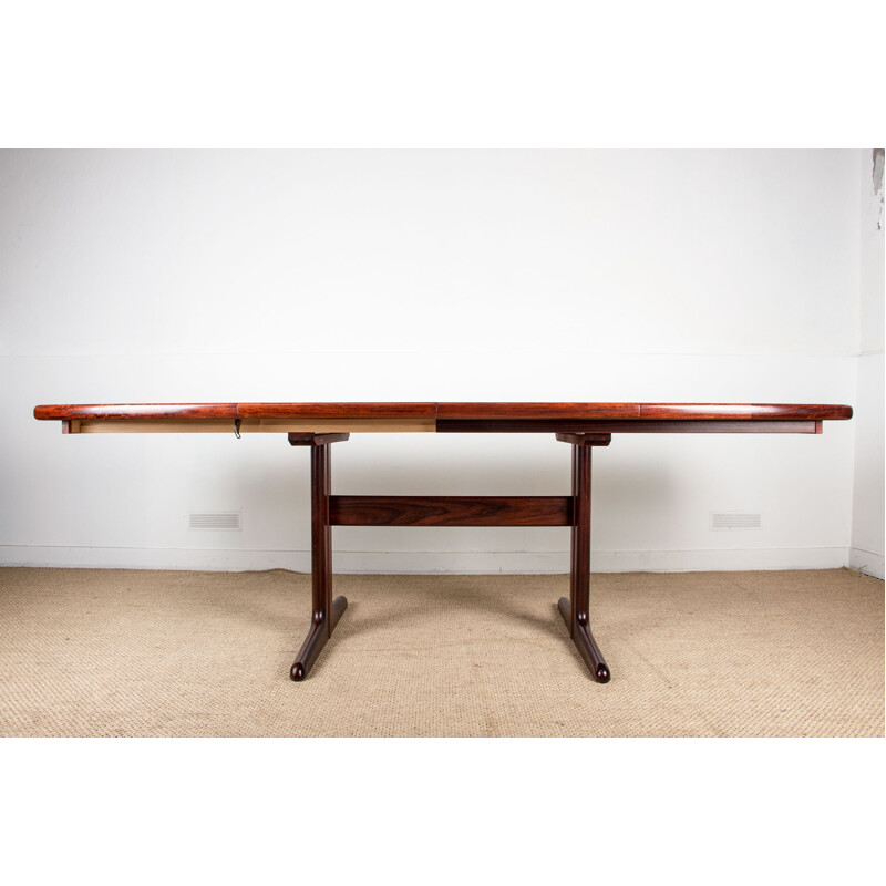 Vintage large  rosewood table by Skovby Mobler Danemrk 1970s