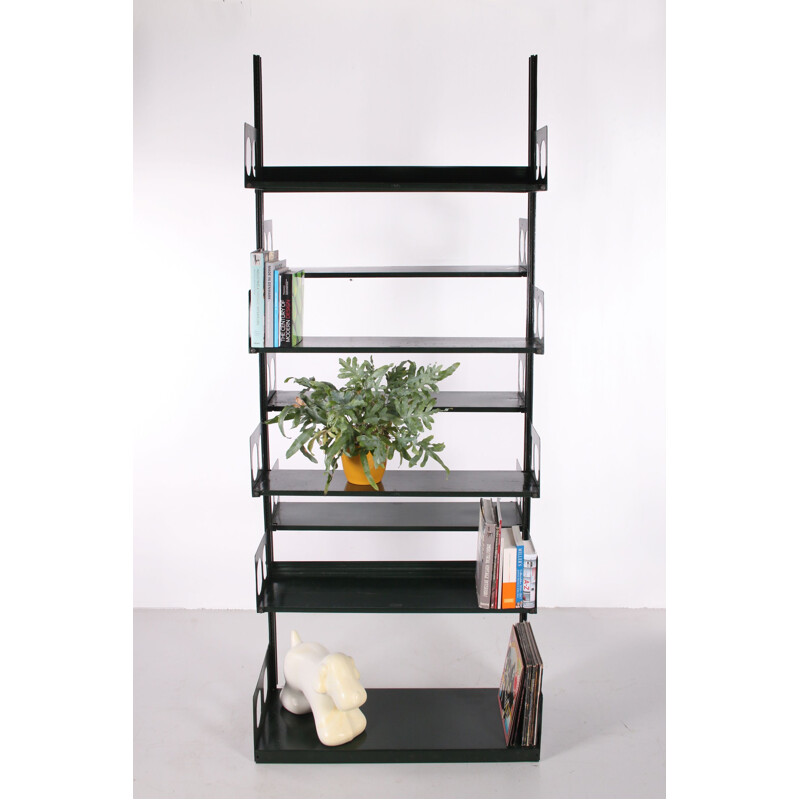 Vintage freestanding shelving system by Lips Vago Triennal, Italy 1950