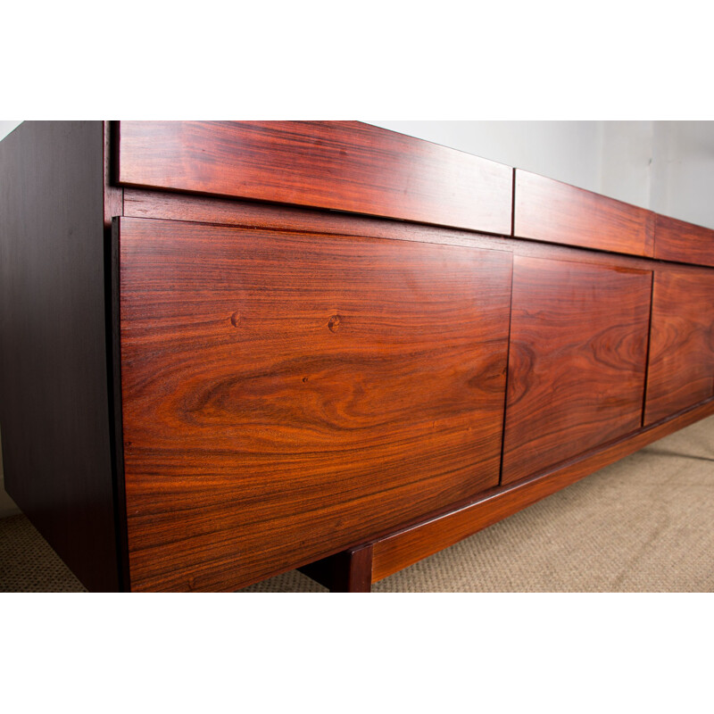 Vintage Large rosewood sideboard by Ib Kofod Larsen 1960s