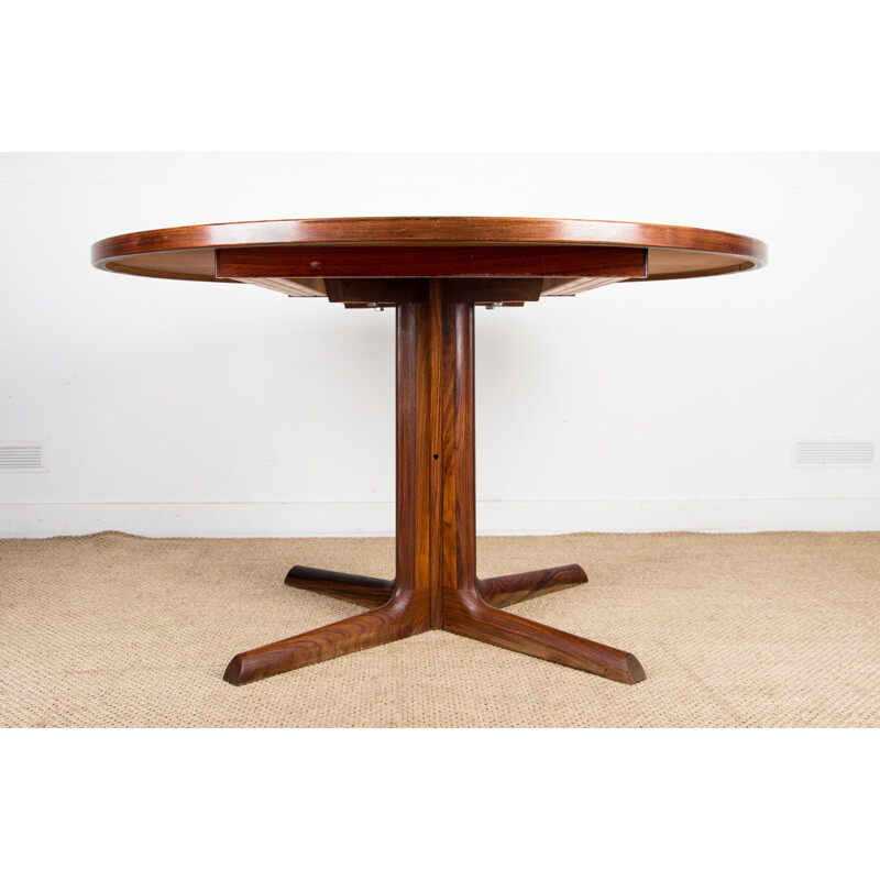 Vintage large  rosewood table Denmark 1960s