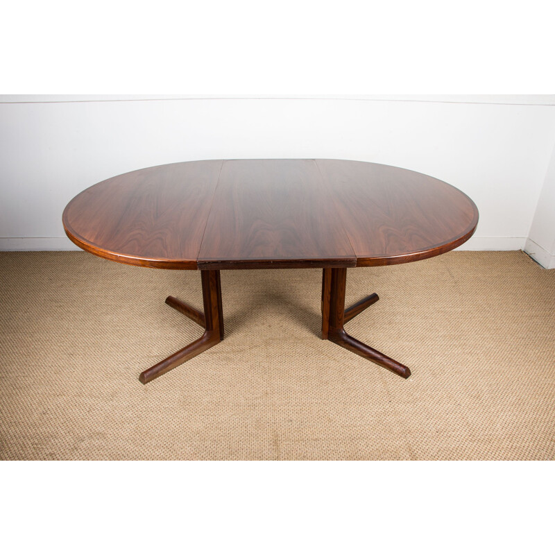 Vintage large  rosewood table Denmark 1960s