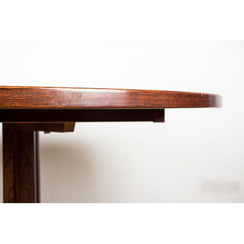 Vintage large  rosewood table Denmark 1960s