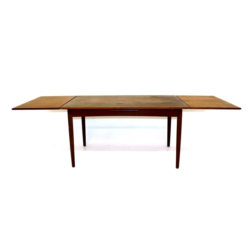 Vintage hall table with retractable tops