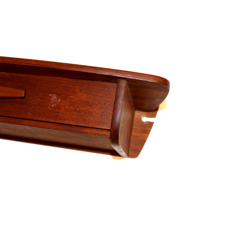 Vintage Swedish teak wall console 1960s