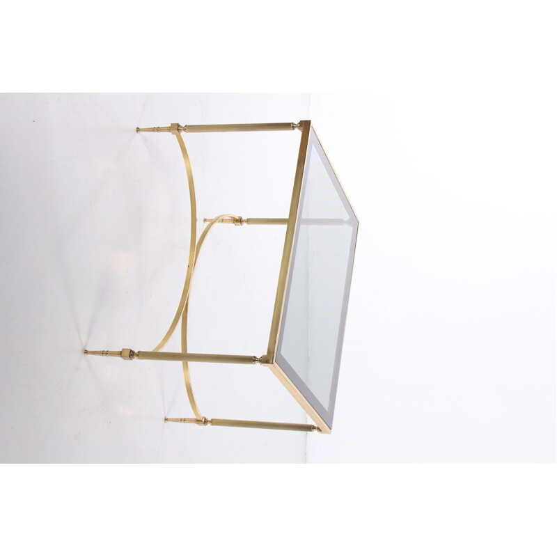 Vintage gold side table in Hollywood Regency style
