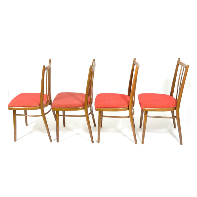 Ensemble de 4 chaise vintage