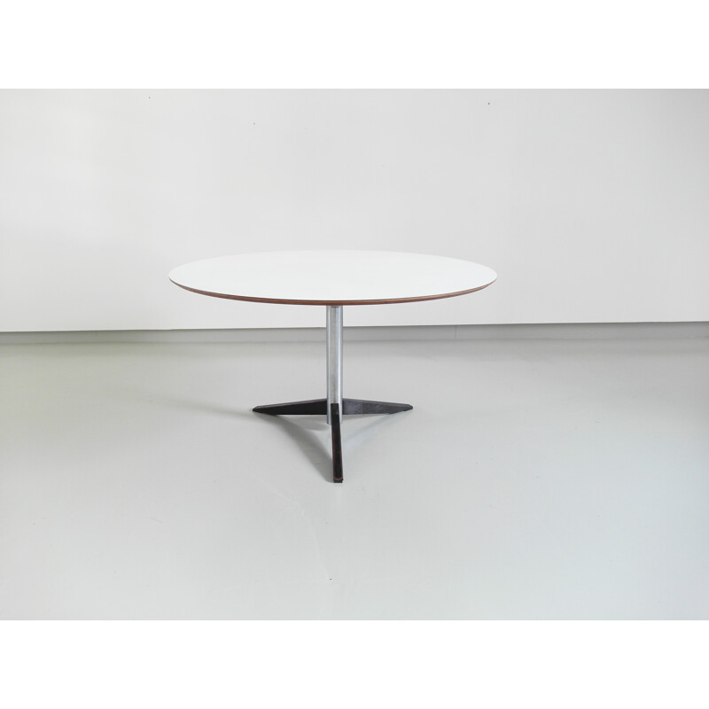 t’ Spectrum dining table in steel and wood, Martin VISSER - 1961