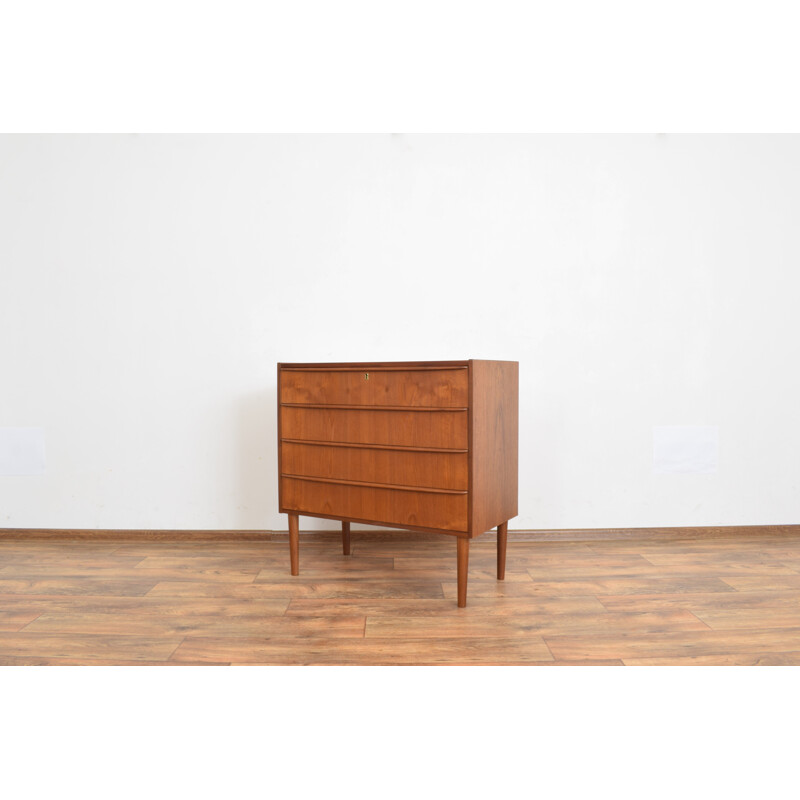 Vintage Danish teak chest of drawers from the mid-1960s