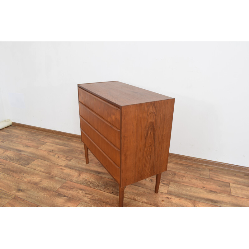 Vintage Danish teak chest of drawers from the mid-1960s