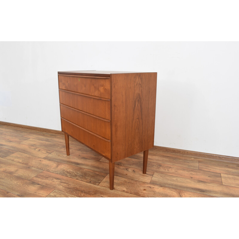 Vintage Danish teak chest of drawers from the mid-1960s