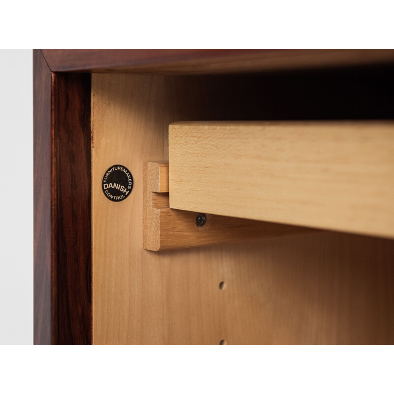 Vintage rosewood sideboard by Hundevad Denmark 1960s