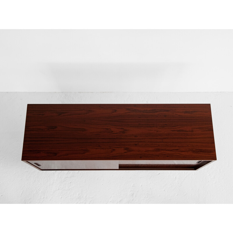 Vintage rosewood sideboard by Hundevad Denmark 1960s