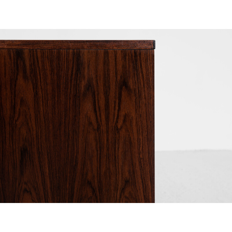 Vintage rosewood sideboard with tambour doors Denmark 1960s