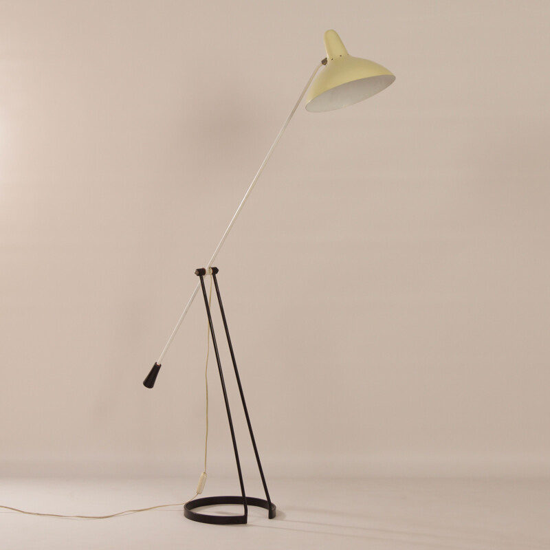 Vintage floor lamp by Floris Fiedeldij 1950s