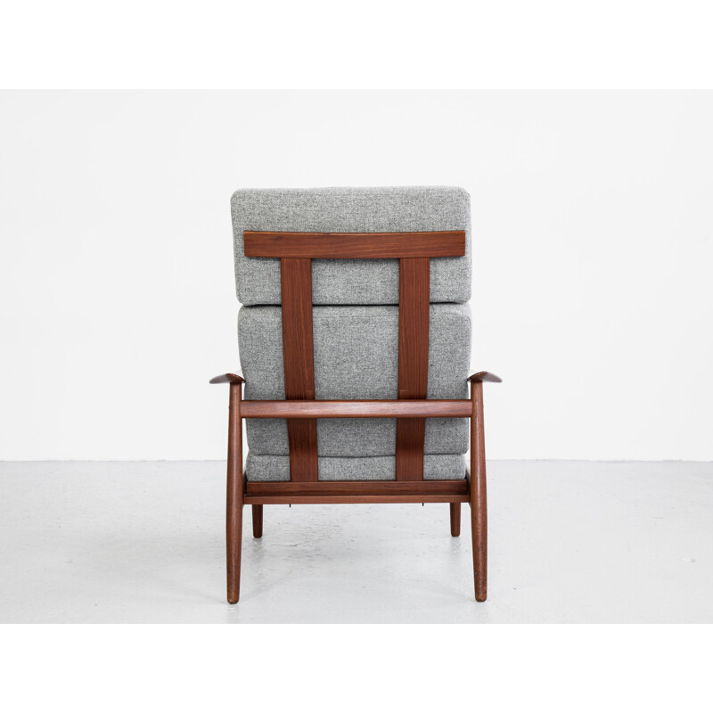Vintage teak lounge chair by Arne Vodder Denmark 1960s