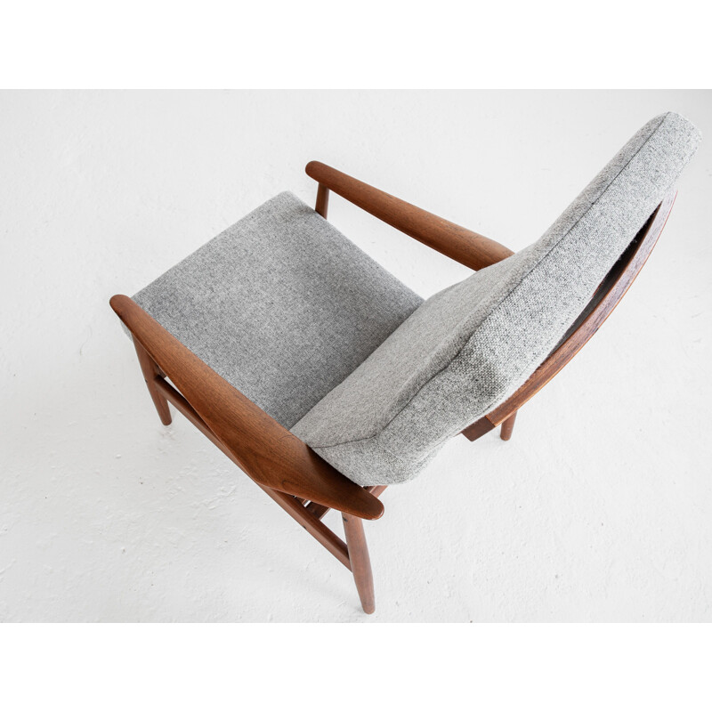 Vintage teak lounge chair by Arne Vodder Denmark 1960s